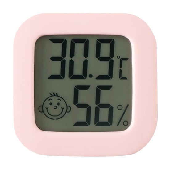 

Humidity Meter Gauge Wireless Air Comfort Indicator Plastic Electronic Low Power Mini Thermometer for Indoor розовый