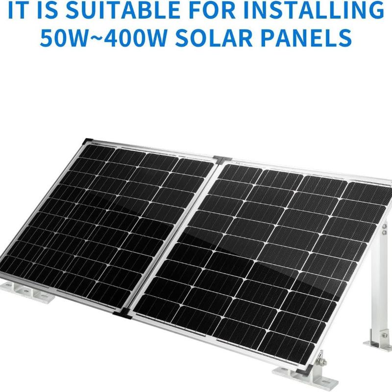 15-30 Degree Tilt Solar Panel Mount Bracket Racking for RV Marine Roof Flat Surface Power System