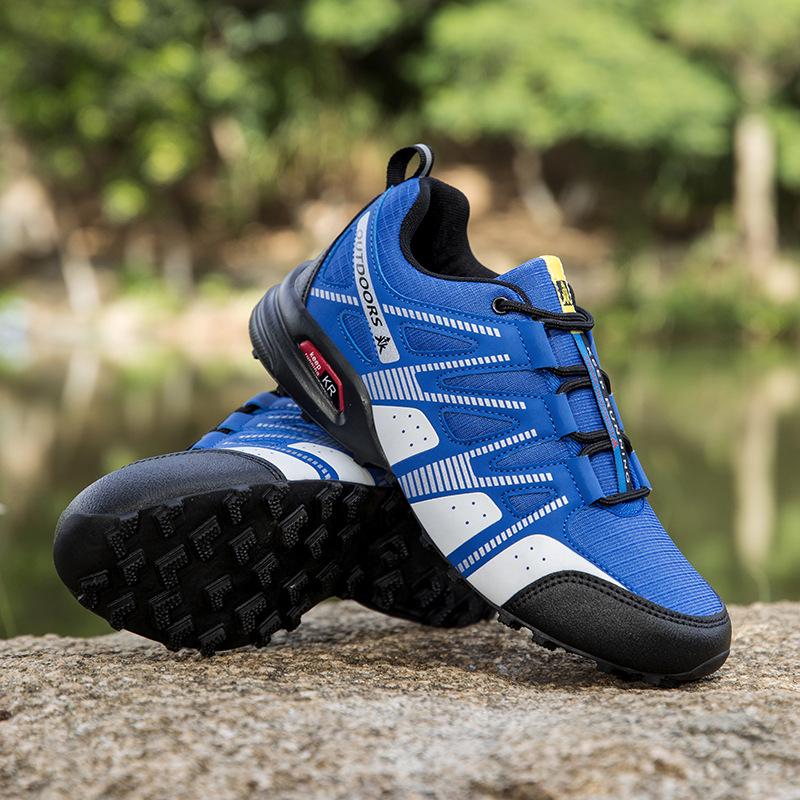 Men's Stylish, Lightweight, Breathable Outdoor Shoes - Casual and Trendy, Large Size Hiking and Mountaineering Footwear.