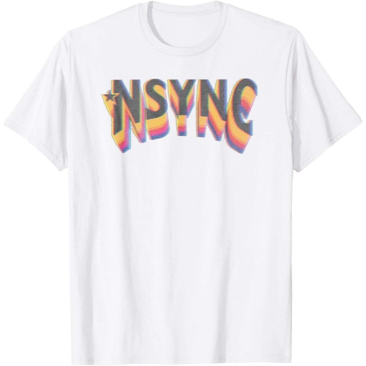 NSYNC Official Rainbow Fade T-Shirt S