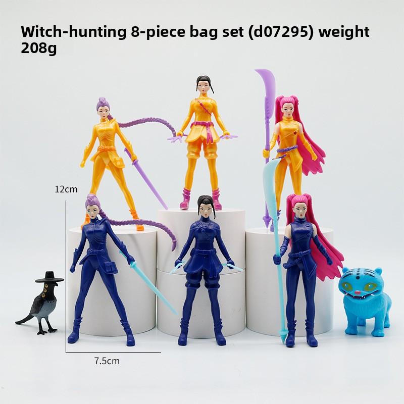 K-Pop New Demon Hunter Girl Group Men's Group Figure Model Blind Box Tide Play Doll Ornament