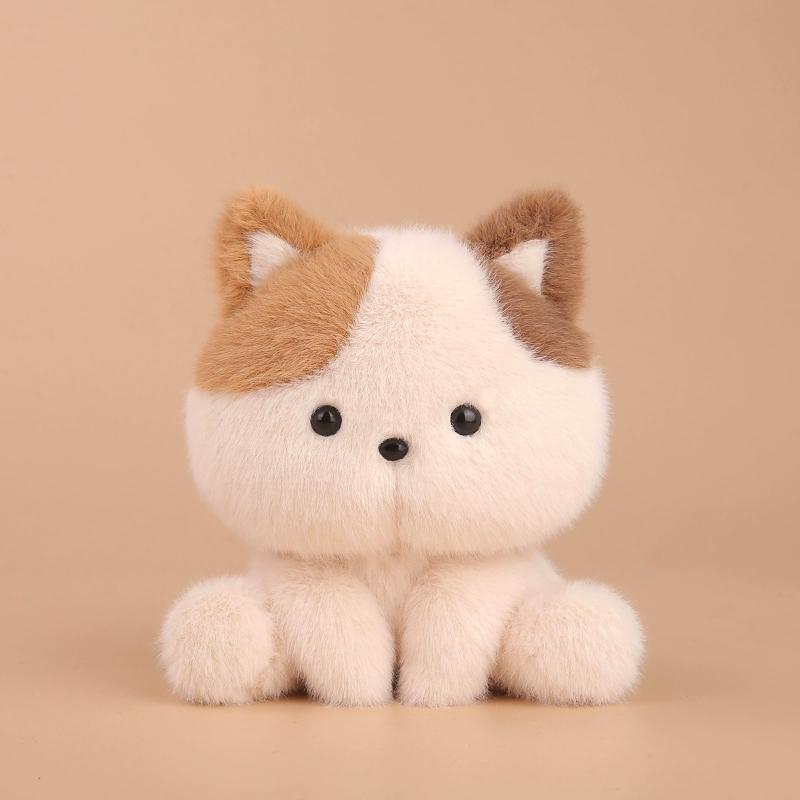 Comfort Plush Toy Rabbit Cat Elephant Doll Small Ornaments Doll New Kawaii Soft Animal Series Plush Toy Birth Gift Home Decor
