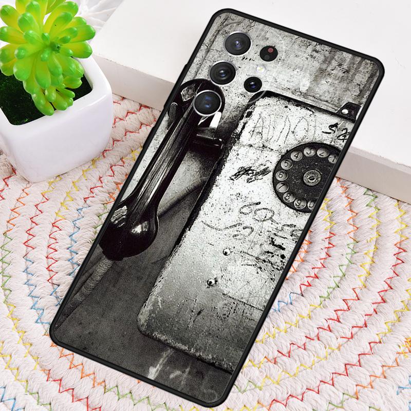 

Ретро красный Таксофон Винтажный Таксофон Чехол для телефона Для Samsung Galaxy note 10 pro S26 S25 S24 S23 S22 Ultra Plus S21 FE S20 Чехол Galaxy S20 Ultra 5G