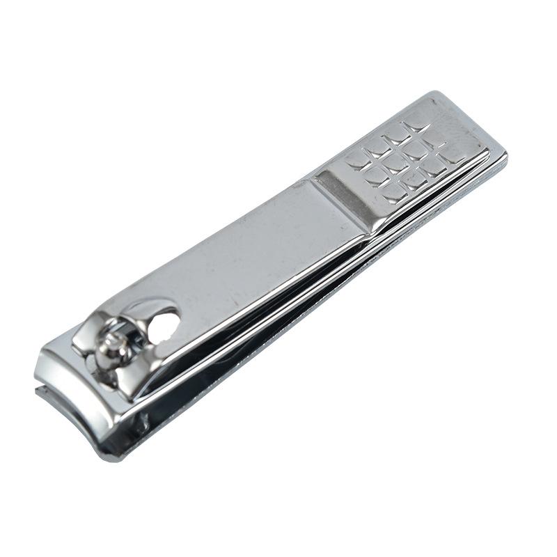 Carbon Steel Manicure Nail Clippers Set: Splash-Proof Large & Small Clippers