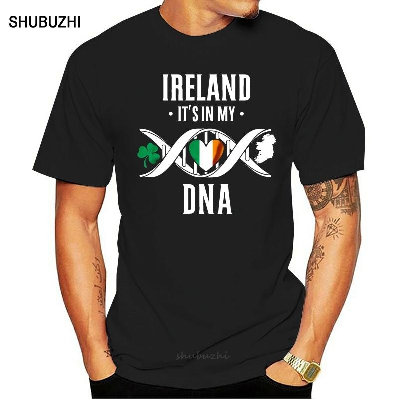 Shubuzhi Fashion Summer Style Irish Ireland Heritage Tshirt Proud Irish Tshirt  Pride Stylized Shirt Tee Shirt