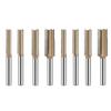 Professional 1/4inch Shank Straight Router Bit Flute for Cabinet Slotting Wood Grooved Cutter Woodworking Slotting