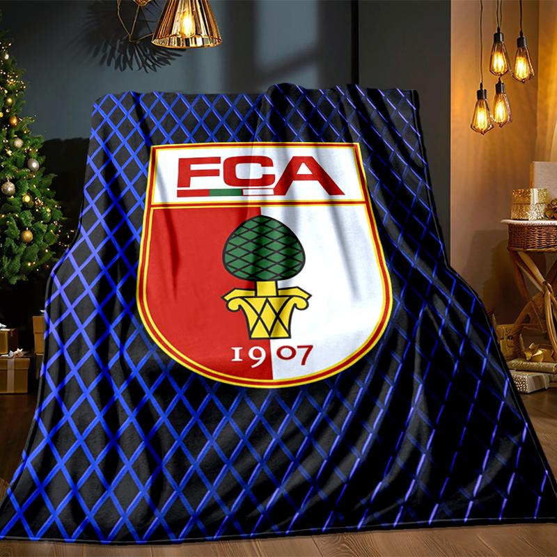 Augs-burg Crest Blanket Lightweight Ideal Bedding Blanket Perfect for Travel, Camping, Living Rooms, Offices, Sofas, Fan Christmas gift