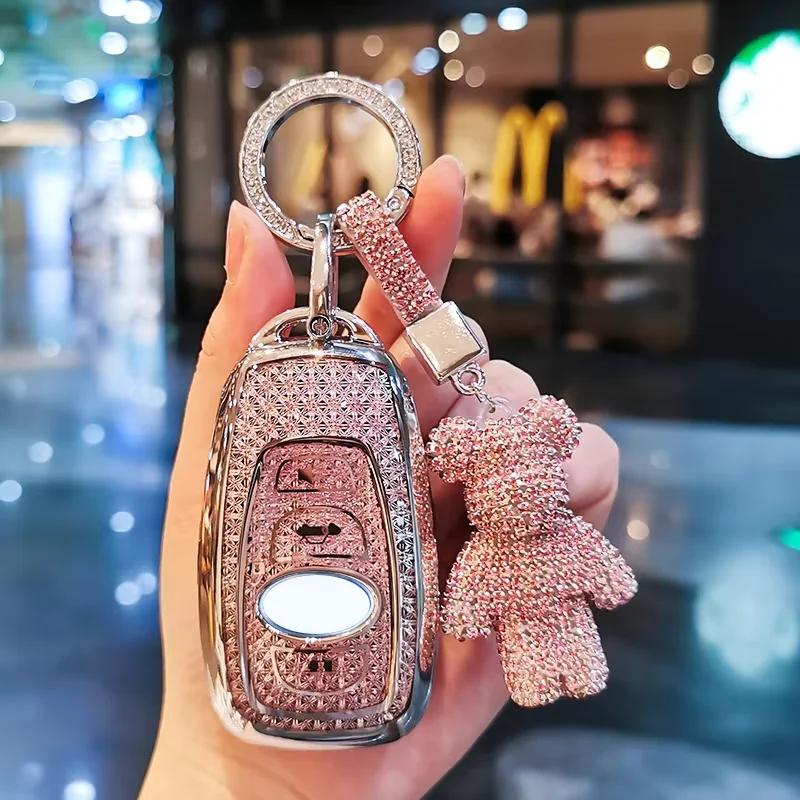 Suitable For Subaru Forester Keycase Legacy Xv Outback Brz Keycover Key Shell Keychain Sparkling Car Key Case