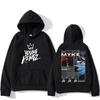 Rapper Myke Towers Tour Hooded Long-sleeved Harajuku Casual Sweatshirt With Hooded Fleece Clothes Sudaderas Hoody