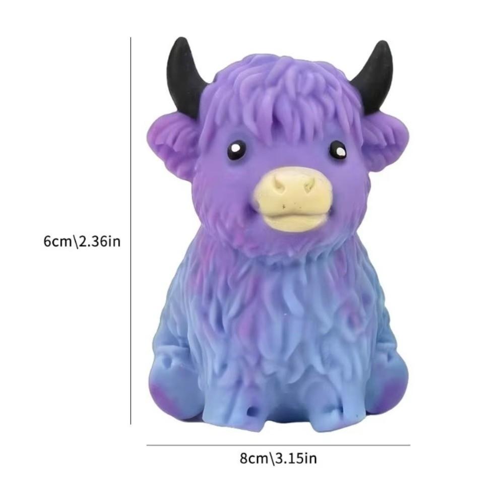 Langsam steigende Kuh Squishy Spielzeuge Langsam zurückprallende Kuh Fidget Spielzeug Kuh Sensorisches Spielzeug Party Mitgebsel