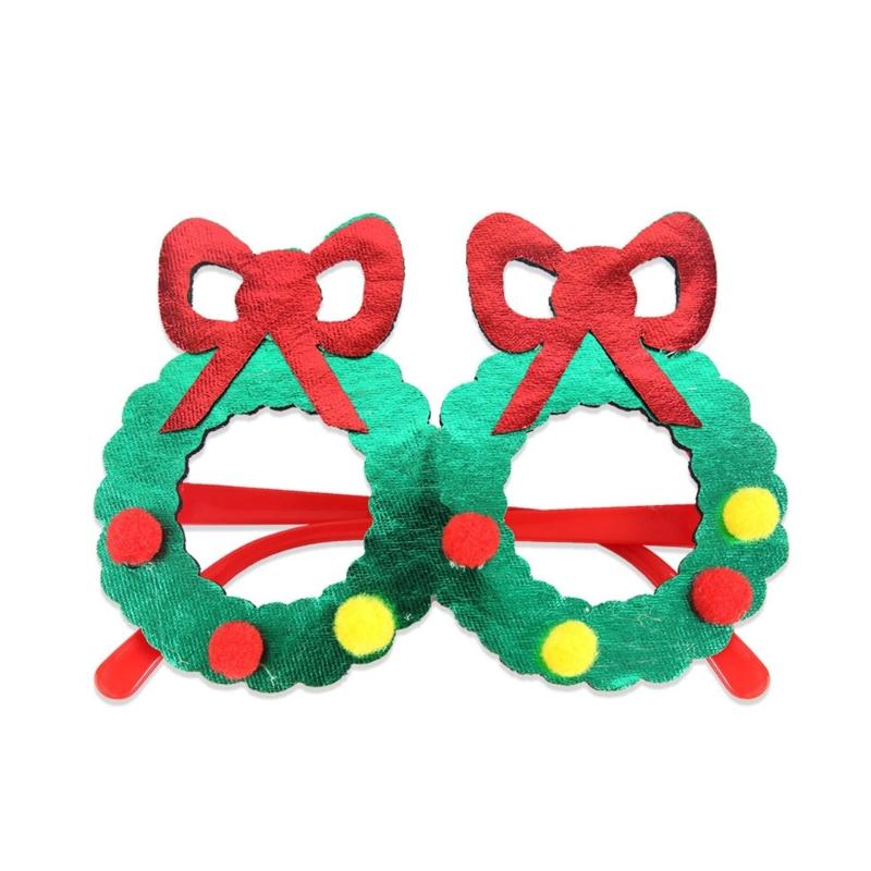 2026 Christmas Eyewear For Costumes Adults Kids Reusable Party Props Foldable Frame Costume Glasses