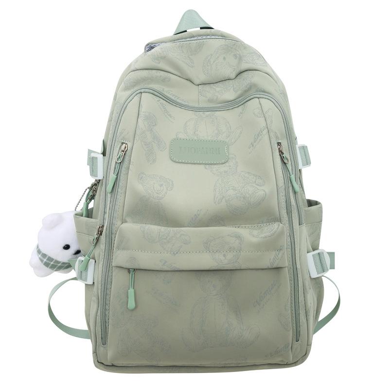 Schoolbag wholesale new backpack fashion bear large capacity student bag practical leisure travel shoulder back