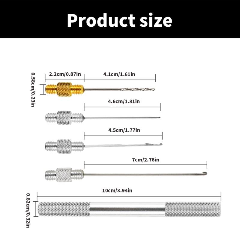 5Pcs Fishing Baits Needle Fishing Baiting Needle Hook Needle Carps Fishing Baiting Rig Tool Fishing Needle for Fishing