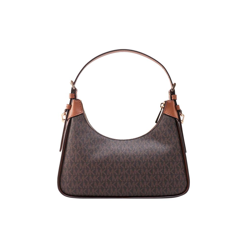 New MICHAEL KORS Cotton Leather Handbag, Shoulder Bag Women's Brown 32R3G3WN6B-252