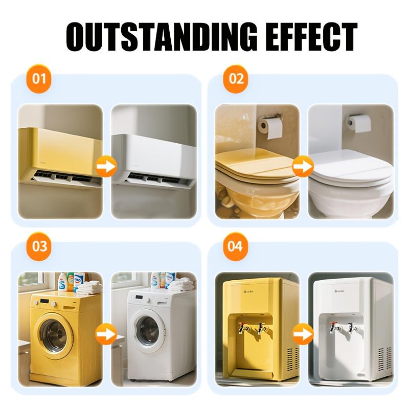 Plastic Stain Remover for Home Appliances,Effective Cleaner for Air Conditioner Panels,Refrigerators,Ovens,Bathtubs,Windows&Door