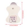 2PCS Long Life Pad Electrode Massage Pads Cable for Digital Tens Acupuncture Device Body Massager Therapy Machine