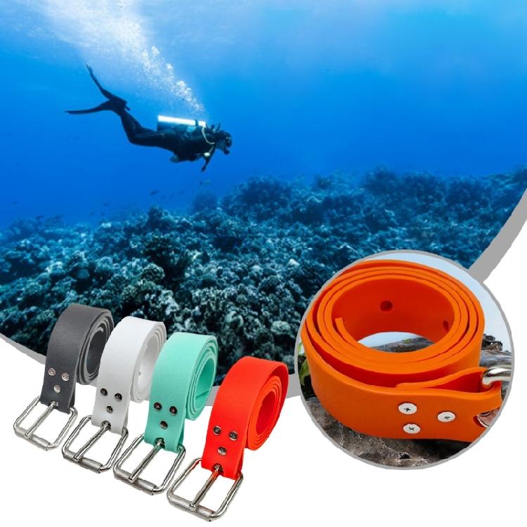 Cintura porta piombi in silicone per immersioni con fibbia Cintura porta piombi regolabile per immersioni Cintura porta piombi per snorkeling per immersioni subacquee