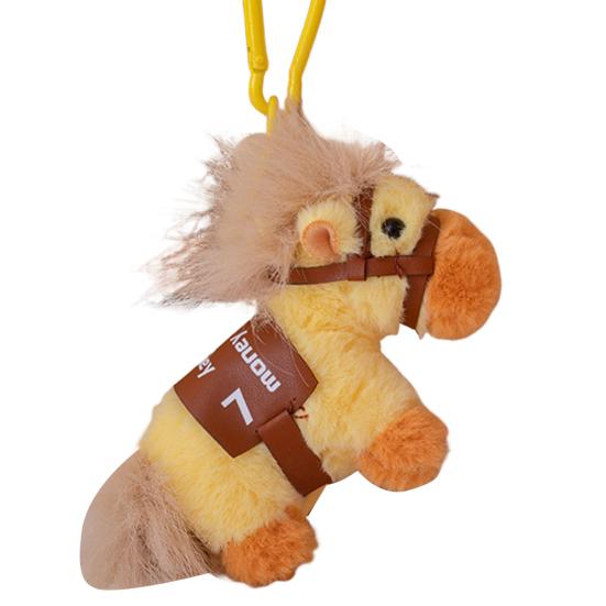 Pony Pendant Keychain 2026 Year of The Horse Plush Keyring Colorful Pony Doll Small Pony Bag Charm Gift for Kids