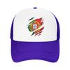 Portugal Flag Portuguese Mesh Baseball Caps Unisex Fashion Sun Caps  Dad Hat Adjustable Summer Trucker Hat