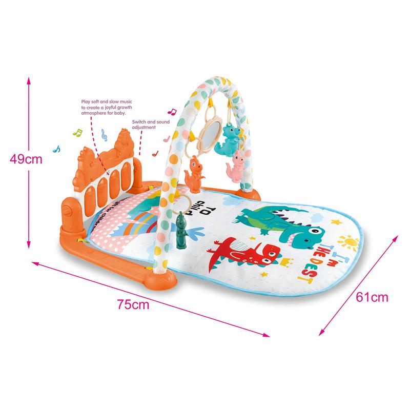 Infant Foot Pedal Piano & Playmat: Multifunctional Baby Fitness & Crawling Toy