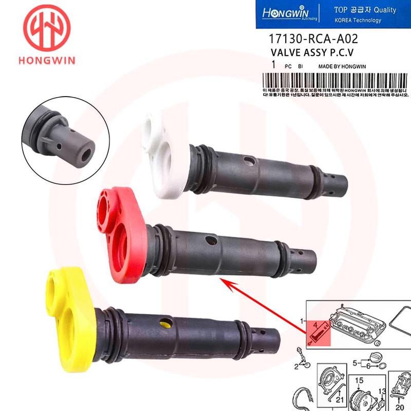 17130-RCA-A02 Car Exhaust Valve PCV Valve For Acura RLX TL MDX RDX RL Honda Accord Odyssey Passport  Pilot Saturn Vue