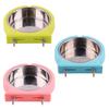 Dog Crate Bowls Detachable Stainless Steel Hanging Bunny Feeder for Kennel Cage