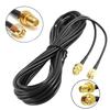 1 Piece 5M Rf Extend Cable Converter Cord Copper Feeder Wire Sma To Sma Connector Rg174 Router Antenna Extention Cable