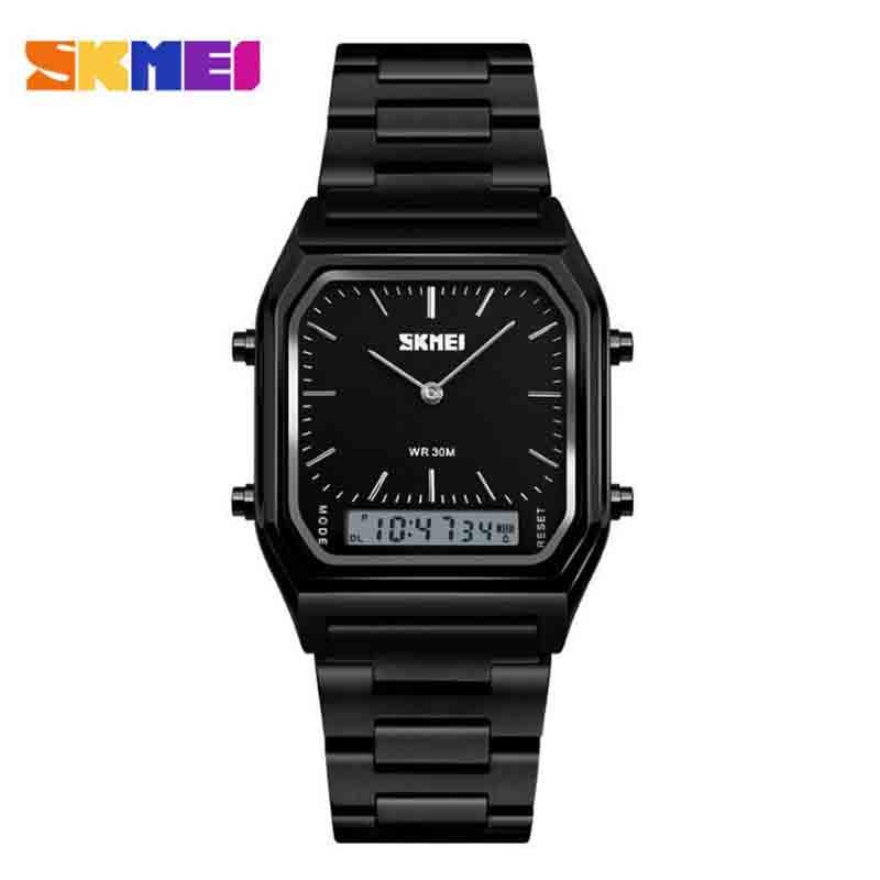 SKMEI Fashion Sport Watch Men Top Brand Luxury Dual Display Electronic Quartz Wrist Watch Male Clock