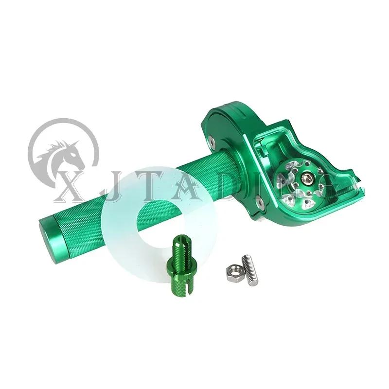 Universal Motorcycle 22mm CNC Aluminum Throttle Twist Grips Handlebars For Pit Dirt Bike Motocross Moped Scooter ATV Accessories