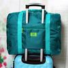 Portable Large-Capacity Travel Trolley Bag with Organizer Sleeve