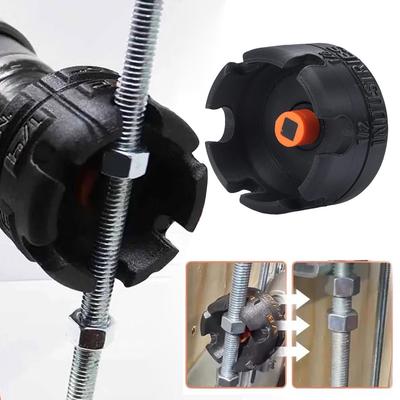 Not Included Screwdriver Nut Zipper Drill Attachment Plastic Fast Removal Nut Extractor Tool Portable Bolt Extractor Tool