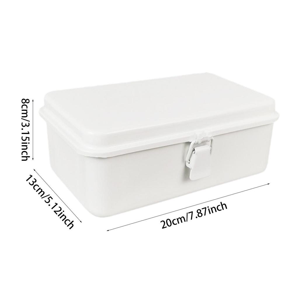 Aufbewahrungsbox aus Metall mit Deckel, blanko, Werkzeugkasten für Geschenke, Autoschlüssel, Bastelaufbewahrung