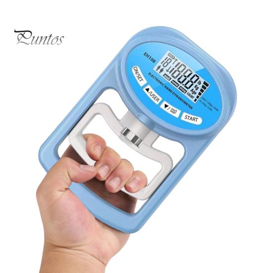Electric Grip Strength Tester LED Display Hand Grip Dynamometer Adjustable Gripper Trainer Handheld Grip Measurement Meter Hand Grip Power