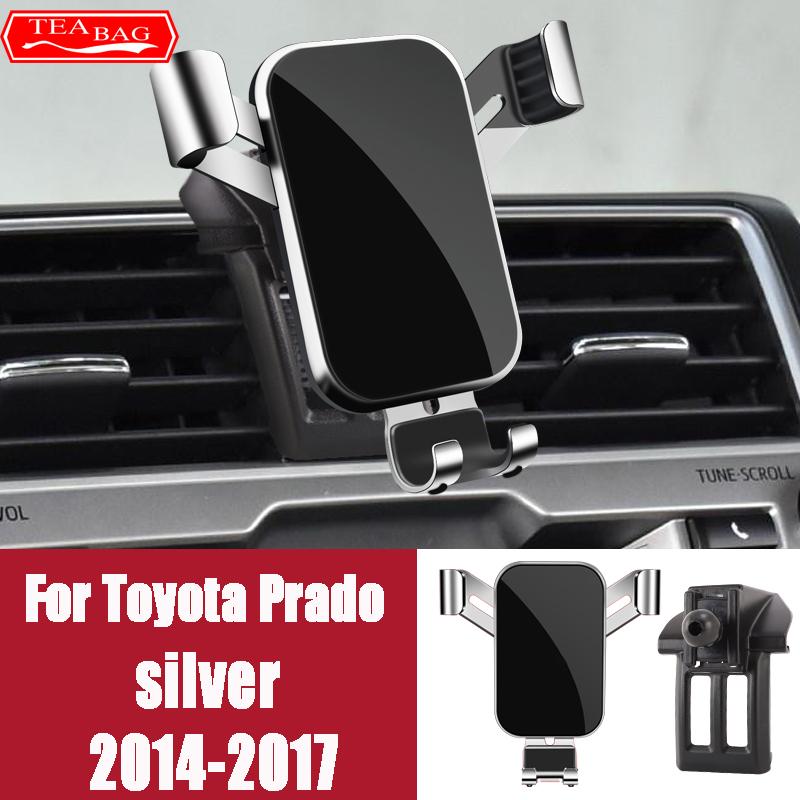 Auto Telefon Halter Für Toyota Land Cruiser 200 LC200 FJ Prado 2014-GPS Air Vents Navigation Halterung Innen