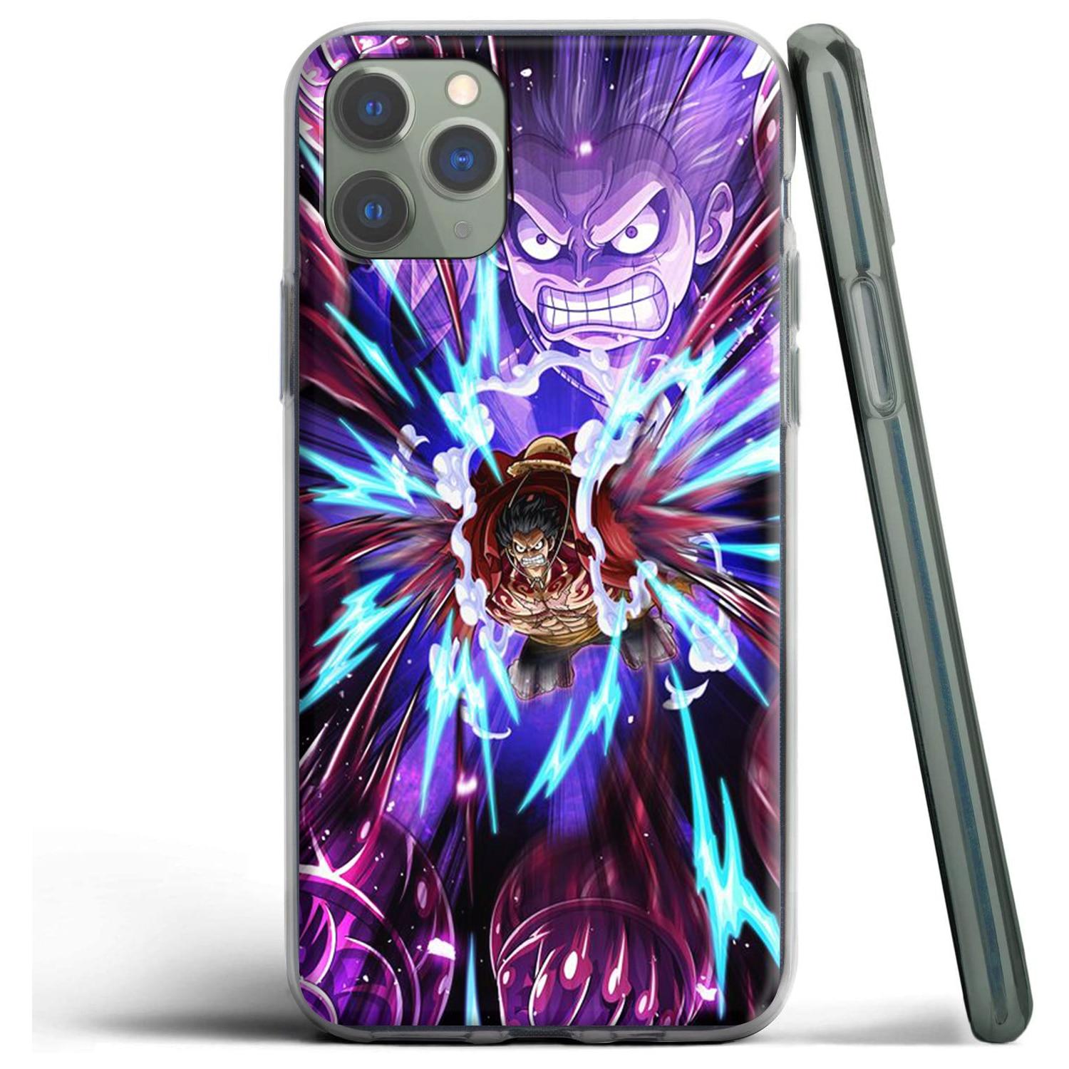 

Цельный силиконовый чехол «Луффи Зоро» для Apple iPhone 12 Mini 11 Pro SE XS X XR Max 8 7 6S 6 Plus 5S Iphone Se 2020