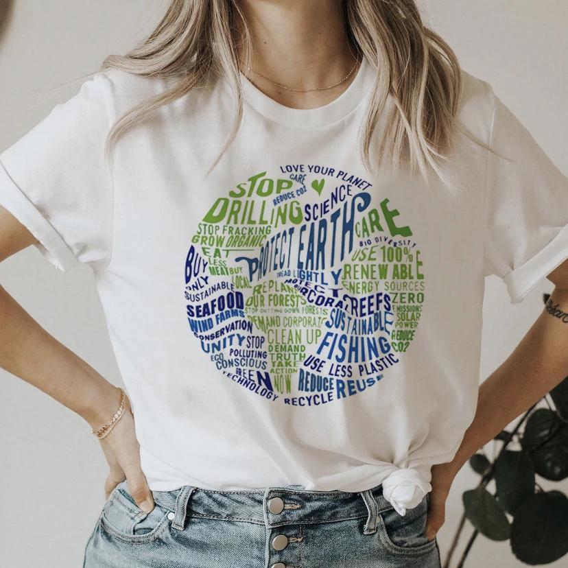 Fashion Letter Teacher Flowers 90s Print Clothing Women TShirt Aesthetics Graphic White Short Sleeve Polyester Womens T Shirt