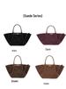 Demellier Wing Dámska taška Tote s veľkou kapacitou: Taška cez rameno a crossbody New York.