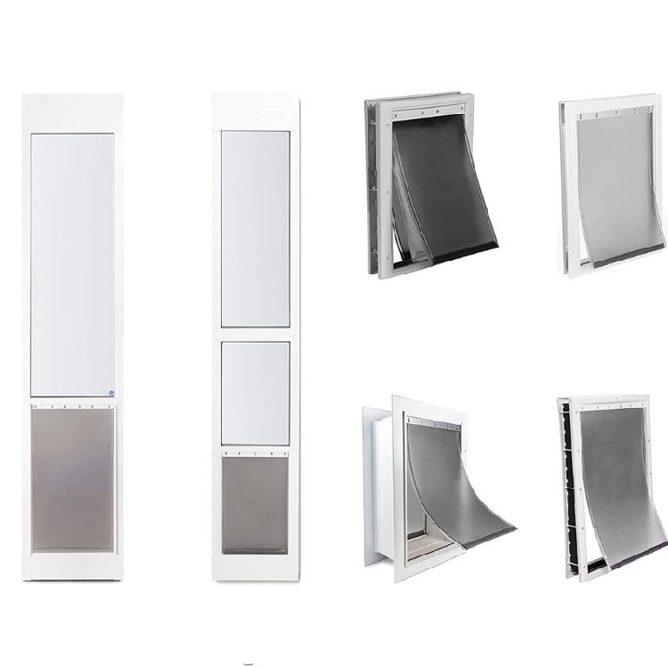 Adjustable Dog Door Flap Insulated For Most Door Simple Installation Lightweight Pet Access Solution