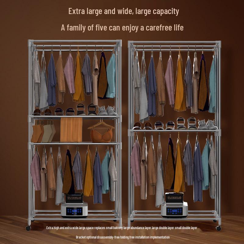 Foldable Household & Dormitory Underwear and Baby Dryer Cabinet & Rack