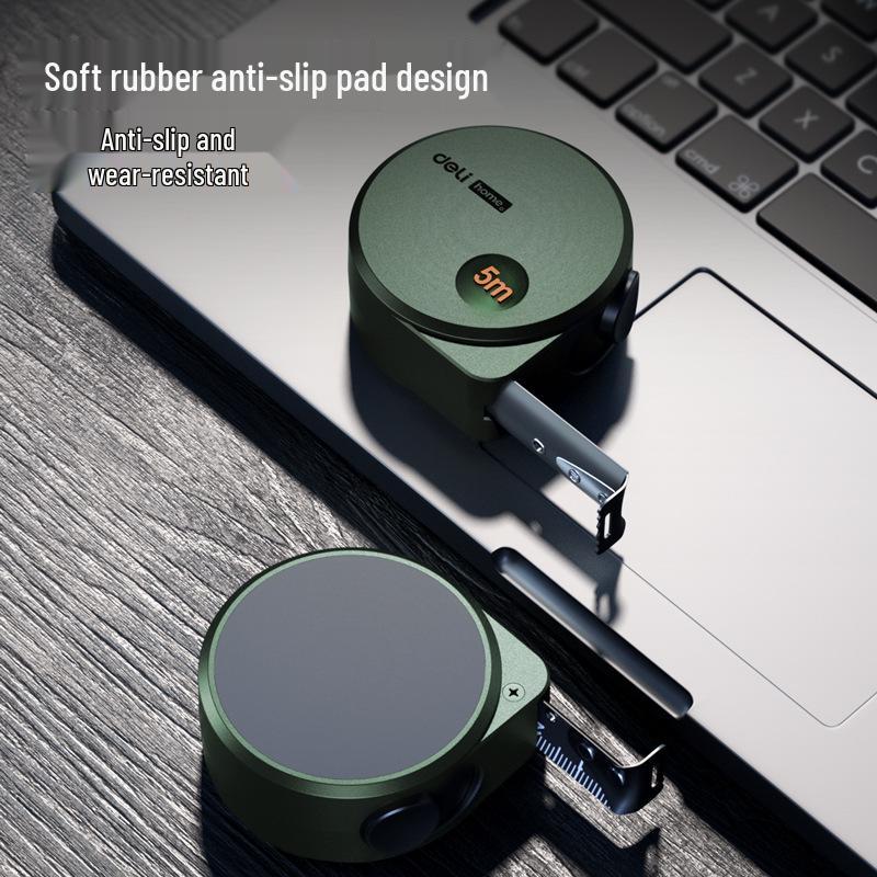 Deli Tools 3/5M High-Precision Steel Tape Measure, Thickened Household Measuring Tape HT8316