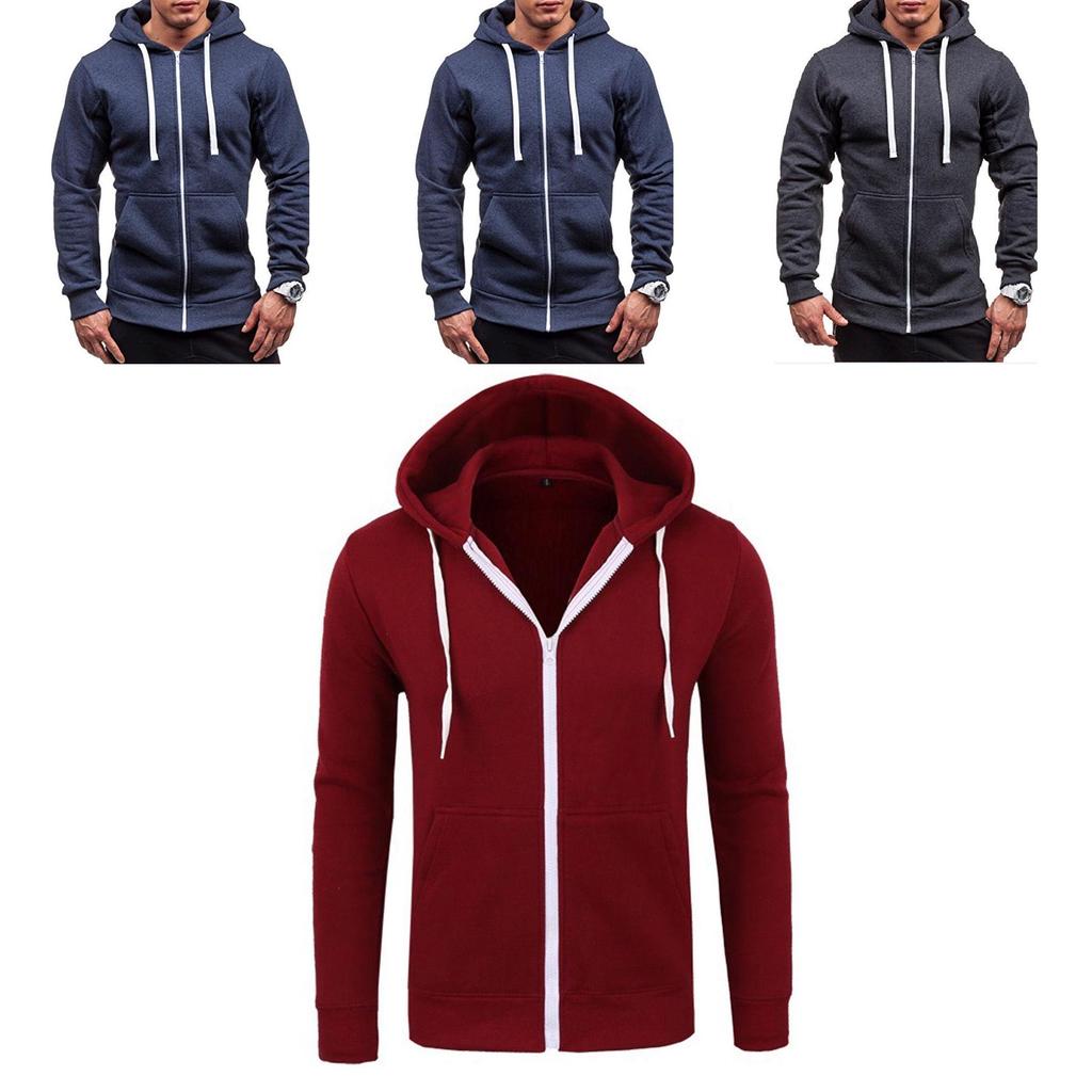 Men's Outwear Winter Hoodies Comfortable Warm Jumper Coat With Soft Material
