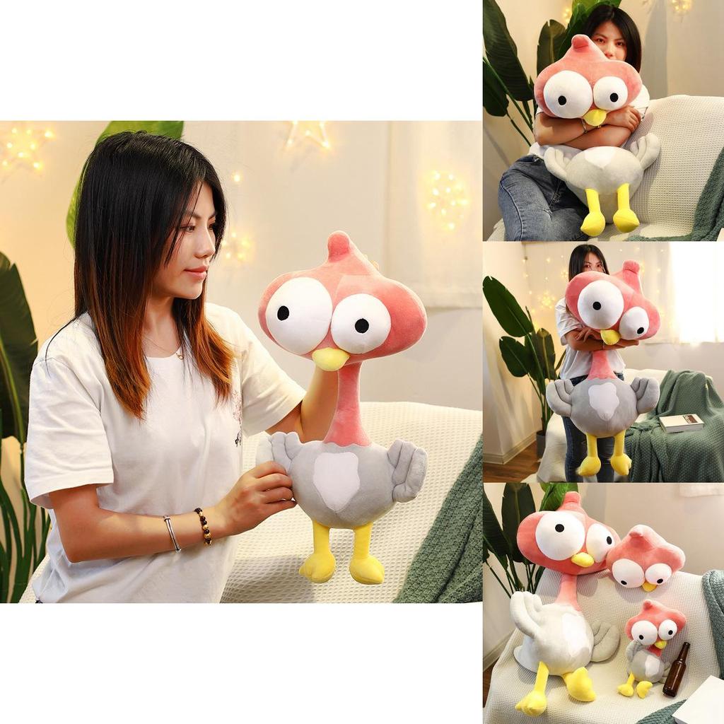 Hilarious Ostrich Plushie With Big Eyes Soft And Cuddly Gift For Kids And Graduates