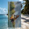 Funny Chicken Joe Towel Quick Drying Beach Towels Are Suitable For Swimming Pools Camping Yoga And The Gym