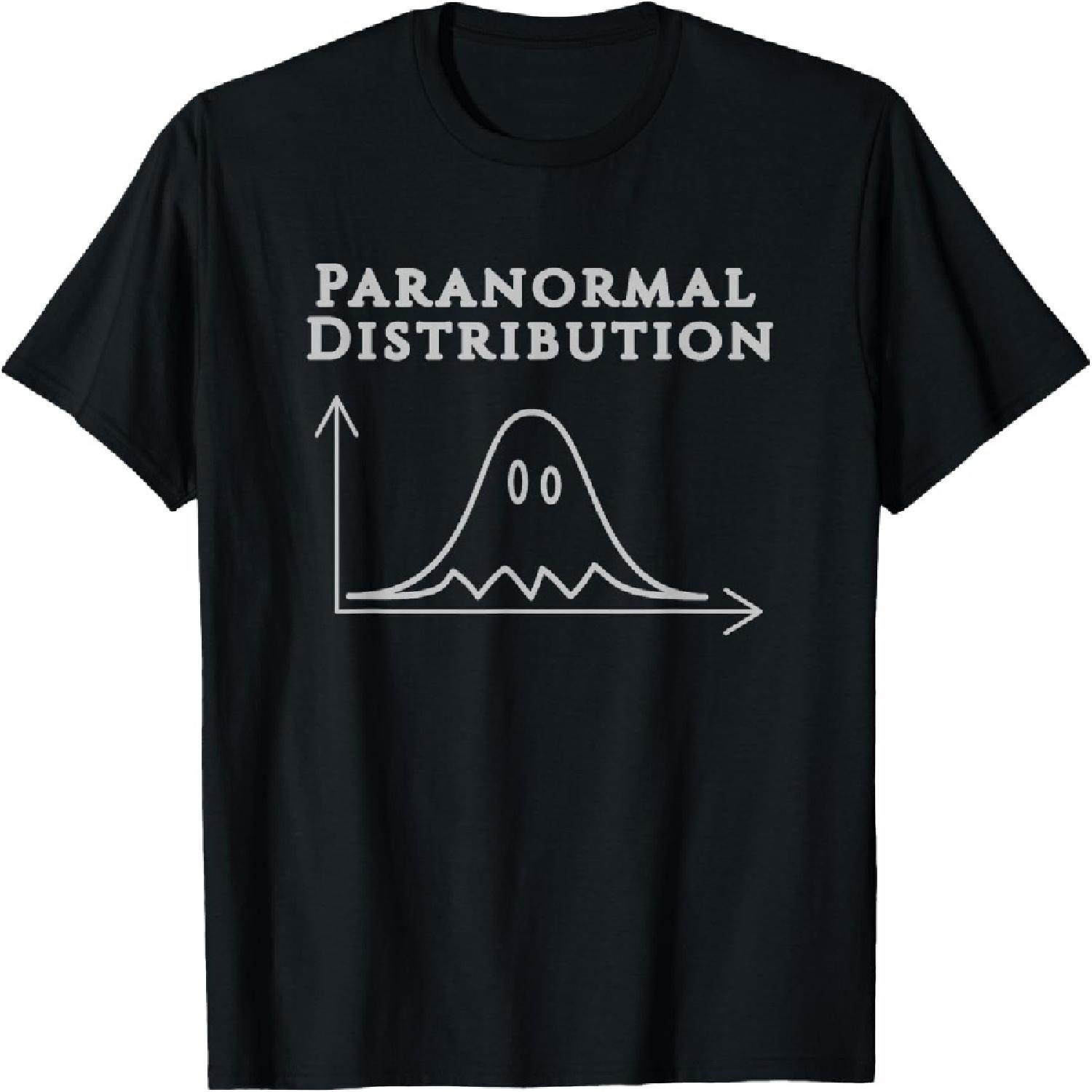 Paranormal Distribution _ Nerdy science meme T-Shirt XXXXXL разноцветный