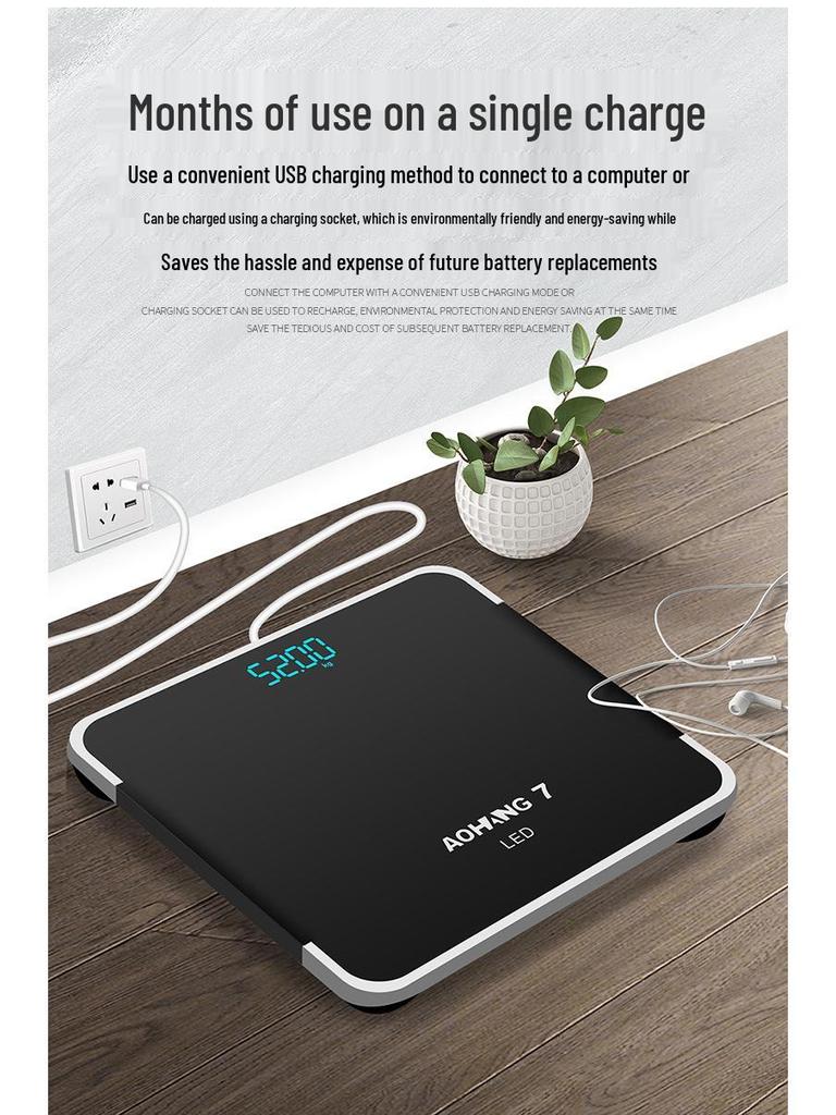 Precision Electronic Body Weight Scale for Adults