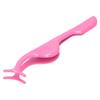 Stainless Steel False Eyelashes Auxiliary Clip Applicator False Eyelash Applicator ToolRose Red