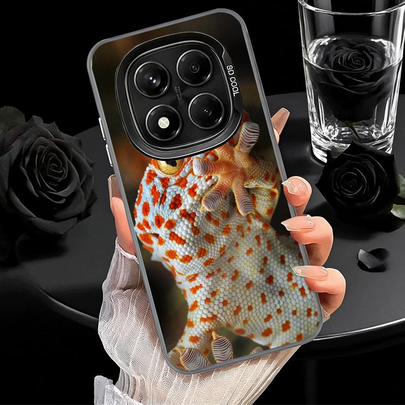 Lizards Geckos Cute Pet Shockproof Phone Case for Xiaomi Redmi Note 15 14 13 12 Pro Plus 11 11S 11T 5G Cover Anti Fall Fundas