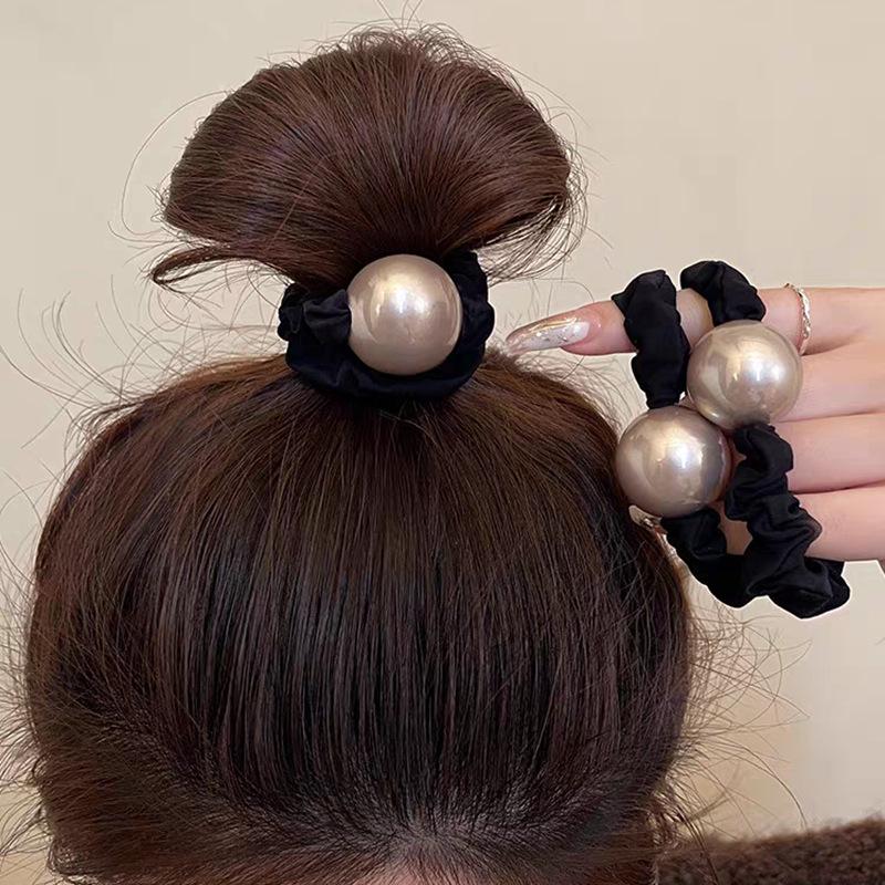 Lux Rhinestone Hair Tie - 2025 New Elegant Elastic Band for Women's Low Bun