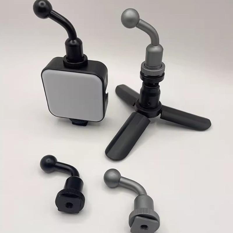 17mm Ball Head to Cold Shoe Adapter 1/4Inch Tripod Mount for Camera Phone Accessories Aluminum Alloy Construction