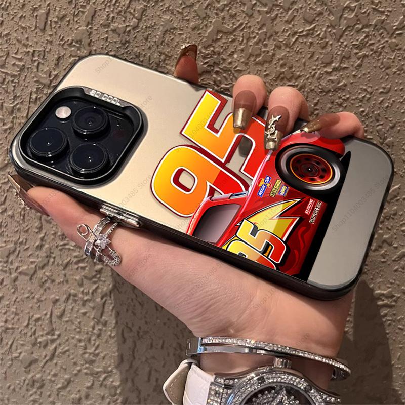 Hot Cars Lightning McQueen 95 Phone Case For iPhone 17 16e 16 15 14 13 12 11 Mini Pro Max X XR XSMAX Air Plus Anti Fall Matte